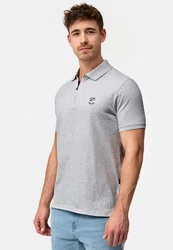 Indicode Poloshirt INYonah Grau
