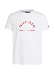 Tommy Hilfiger T-Shirt RWB ARCH GS TEE Weiß/Rosa