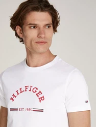 Tommy Hilfiger T-Shirt RWB ARCH GS TEE Weiß/Rosa