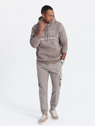 OMBRE Cargohose Herren Cargo-Hose Braun/Grau/Lila/Beige/Khaki