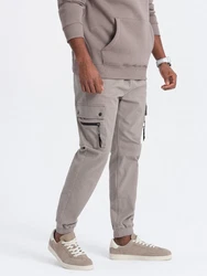 OMBRE Cargohose Herren Cargo-Hose Braun/Grau/Lila/Beige/Khaki