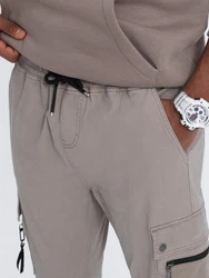 OMBRE Cargohose Herren Cargo-Hose Braun/Grau/Lila/Beige/Khaki