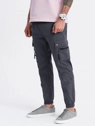 OMBRE Cargohose Herren Cargo-Hose Rosa/Lila