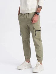OMBRE Cargohose Herren Cargo-Hose Khaki/Beige