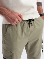 OMBRE Cargohose Herren Cargo-Hose Khaki/Beige