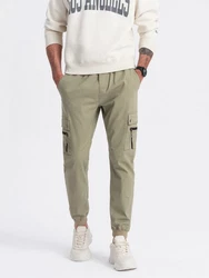 OMBRE Cargohose Herren Cargo-Hose Khaki/Beige