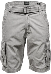 Amaci&Sons Cargoshorts MIDFIELD Chinoshort Regular Fit Khaki/Grau/Hellgrau