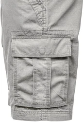 Amaci&Sons Cargoshorts MIDFIELD Chinoshort Regular Fit Khaki/Grau/Hellgrau
