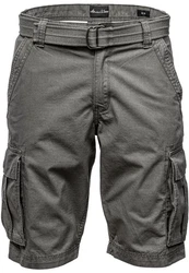 Amaci&Sons Cargoshorts MIDFIELD Chinoshort Regular Fit Khaki/Dunkelgrün/Grau