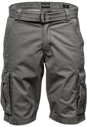 Amaci&Sons Cargoshorts MIDFIELD Chinoshort Regular Fit Khaki/Dunkelgrün/Grau