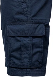 Amaci&Sons Cargoshorts MIDFIELD Chinoshort Regular Fit Blau/Dunkelblau/Grau