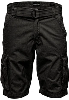 Amaci&Sons Cargoshorts MIDFIELD Chinoshort Regular Fit Khaki/Schwarz/Dunkelgrün/Dunkelgrau Amaci&Sons Cargoshorts MIDFIELD Chinoshort Regular Fit Khaki/Schwarz/Dunkelgrün/Dunkelgrau