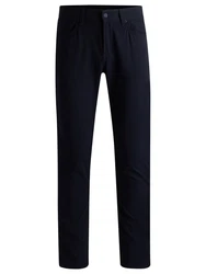 BOSS Stoffhose P-Delaware3-1-20 (1-tlg) Dunkelblau/Blau