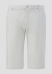 s.Oliver Bermuda-Hose mit Knopfverschluss Grau/Khaki