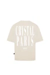 Crystal Paris T-Shirt Face Grau/Braun/Khaki