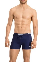 PUMA Badehose SWIM MEN LOGO TRUNK Dunkelblau