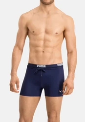 PUMA Badehose SWIM MEN LOGO TRUNK Dunkelblau