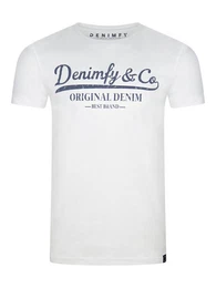 T-Shirt Herren Printshirt DFNuri Regular Fit (1-tlg) Kurzarm Tee Shirt mit Rundhalsausschnitt aus 100% Baumwolle