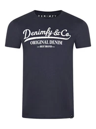 T-Shirt Herren Printshirt DFNuri Regular Fit (1-tlg) Kurzarm Tee Shirt mit Rundhalsausschnitt aus 100% Baumwolle