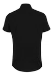 Hatico Kurzarmhemd Businesshemd Freizeithemd Modern Fit Schwarz