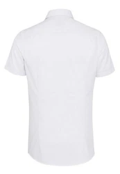 Hatico Kurzarmhemd Businesshemd Freizeithemd Modern Fit Weiß/Creme