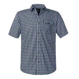 Schffel Outdoorhemd Hemd Trattberg SH M mit gesticktem Markenlogo auf Brust und Oberarm