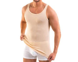 HERMKO Herren Unterhemd 16000 Beige/Creme/Khaki/Weiß