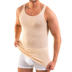HERMKO Herren Unterhemd 16000 Beige/Creme/Khaki/Weiß