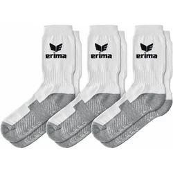 Erima Sportsocken 3-Pack Grau/Rot/Weiß