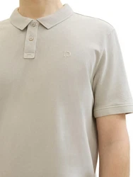 TOM TAILOR Denim T-Shirt Poloshirt Khaki/Beige