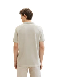 TOM TAILOR Denim T-Shirt Poloshirt Khaki/Beige