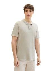 TOM TAILOR Denim T-Shirt Poloshirt Khaki/Beige