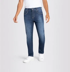 MAC 5-Pocket-Jeans ARNE PIPE Blau/Dunkelblau/Lila