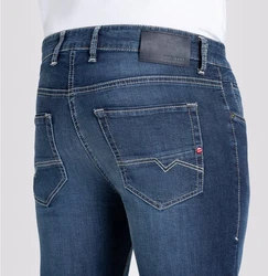 MAC 5-Pocket-Jeans ARNE PIPE Blau/Dunkelblau/Lila