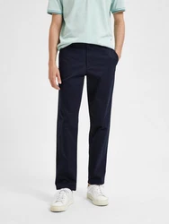 SELECTED HOMME Chinohose SLH196-STRAIGHT-NEW MILES FLEX PANT Dunkelblau/Blau