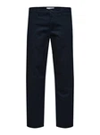 SELECTED HOMME Chinohose SLH196-STRAIGHT-NEW MILES FLEX PANT Dunkelblau/Blau