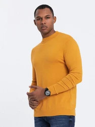 OMBRE Rollkragenpullover Gelb/Braun/Schwarz