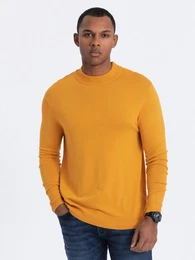 Rollkragenpullover Gestrickter halber Rollkragenpullover fr Mnner mit Viskose