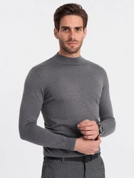 OMBRE Rollkragenpullover Dunkelgrau/Grau/Hellgrau