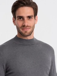 OMBRE Rollkragenpullover Dunkelgrau/Grau/Hellgrau