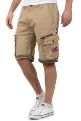 Geo Norway Shorts Kurze Cargo Hose baparento Men Beige