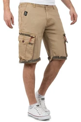 Geo Norway Shorts Kurze Cargo Hose baparento Men Beige
