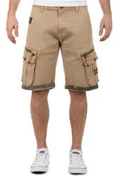 Geo Norway Shorts Kurze Cargo Hose baparento Men Beige