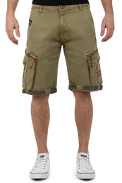 Shorts Kurze Cargo Hose baparento Men Mastic M mit verzierten Taschen