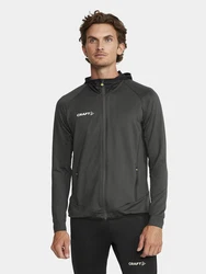 Craft Sweatshirt Extend Full Zip Dunkelrot/Dunkelgrau/Grau/Dunkelgrün