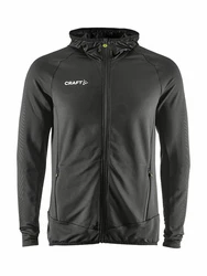 Craft Sweatshirt Extend Full Zip Dunkelrot/Dunkelgrau/Grau/Dunkelgrün