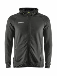 Craft Sweatshirt Extend Full Zip Dunkelrot/Dunkelgrau/Grau/Dunkelgrün