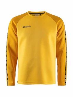 Craft Sweatshirt Squad 2.0 Crewneck Gelb/Grau