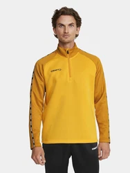 Craft Sweatshirt Squad 2.0 Half Zip Gelb/Braun