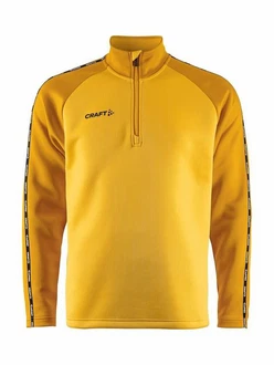 Craft Sweatshirt Squad 2.0 Half Zip Gelb/Braun Craft Sweatshirt Squad 2.0 Half Zip Gelb/Braun